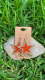 Orange Gem Stars Gold