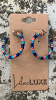 Rainbow Fish Hoops