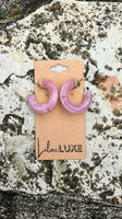 Pastel Pink Hoops