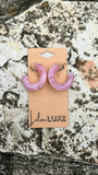 Pastel Pink Hoops