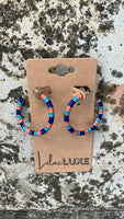 Rainbow Fish Hoops