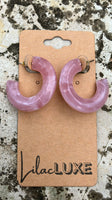 Pastel Pink Hoops