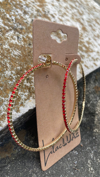 Red Gem Hoops