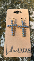 Faceted Pewter Crosses