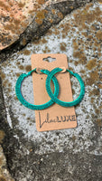 Green Goddess Hoops