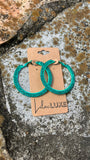 Green Goddess Hoops
