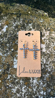 Faceted Pewter Crosses