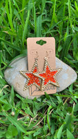 Orange Gem Stars Gold