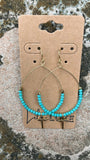 Turquoise Cross Loops
