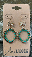 Green Bead Bows