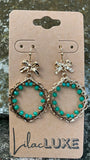 Green Bead Bows