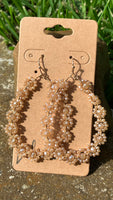 Tan Floral Loops
