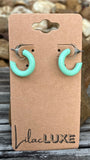 Mint Small Hoops