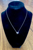 Twice the Faith Silver Necklace