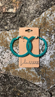 Green Goddess Hoops