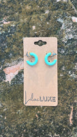 Mint Small Hoops