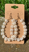 White Floral Loops