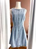 Sleeveless Denim Mini Dress