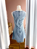 Sleeveless Denim Mini Dress
