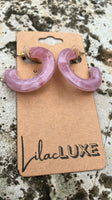 Pastel Pink Hoops