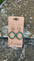Green Bead Bows