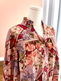 Mauve Multi Geo Floral Blouse