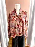 Mauve Multi Geo Floral Blouse