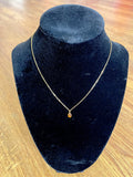 Espresso Mini Gem Necklace