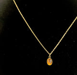 Espresso Mini Gem Necklace