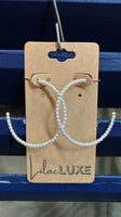 Baby Pearl Hoops Medium