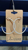 Baby Pearl Hoops Medium