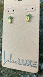Pineapple Gem Studs