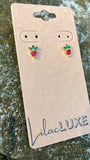 Strawberry Gem Studs