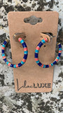 Rainbow Fish Hoops