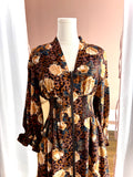 Yellow Rose Leopard Dress