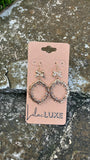 Grey Bead Bows