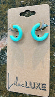 Mint Small Hoops