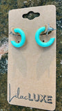 Mint Small Hoops