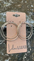 Delcy Double Hoops