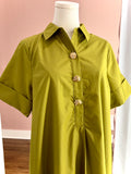 Martini Olive Chartreuse Dress