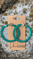 Green Goddess Hoops