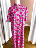 Nina Ruffle Collar Maxi Dress Frolicking Daisies