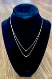 Dainty Glamour Duo Necklace