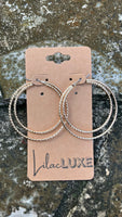 Delcy Double Hoops