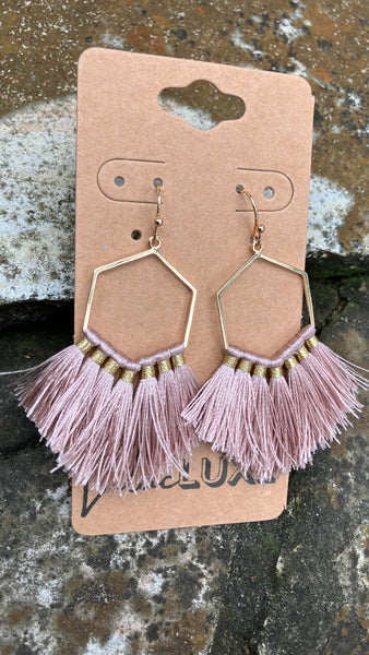 Blush Tassels