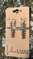 Faceted Pewter Crosses