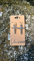 Faceted Pewter Crosses