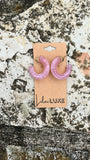 Pastel Pink Hoops