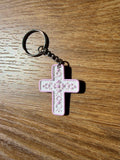 Lilac China Cross Keychain