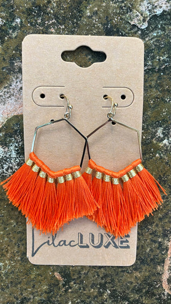 Orange Tassels